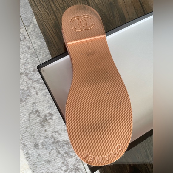 Chanel - Espadrilles - Mule - Light Orange - 39 (9) - Picture 3 of 9